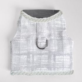 Genevieve Dog Harness (Color: Silver, size: SM)
