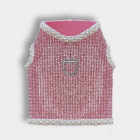 Imperial Crystal Dog Harness (Color: Prima Donna, size: SM)