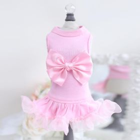 Ballerina Dog Dress Collection (Color: Pink, size: LG)