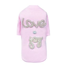 Love n Joy Tee (Color: Baby Pink, size: MD)
