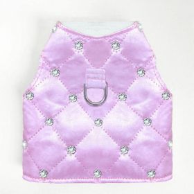 Glamour Baby Dog Harness (Color: Blush, size: MD)