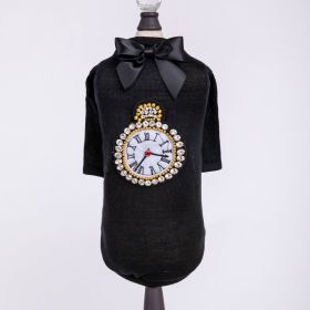 Tmeless Dog Tee (Color: Black, size: LG)
