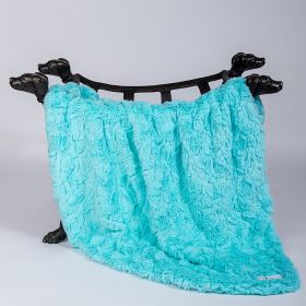 Cuddle Dog Blankets (Color: Aquamarine, size: Throw)
