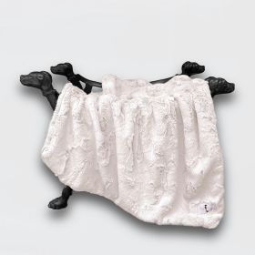 Dolce Vita Dog Blankets (Color: Ivory, size: Throw)